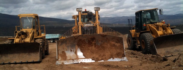 Caton Landfill Dozers